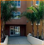 Rear entry and access to courtyard