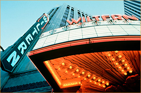 Theater marquee