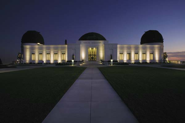 Front of the Griffith Observatory